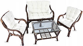 Набір  меблів  із  ротанга  BUTEO  2  EXCLUSIVE  Білий