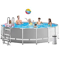 Каркасний  басейн  Intex  26726,  457  x  122  см  (3  785  л/год,  сходи,  тент,  підстилка)