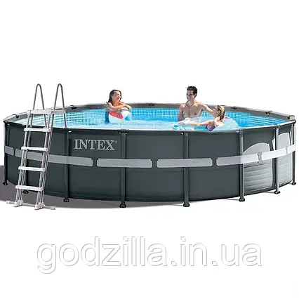 Каркасний  басейн  Intex  26334,  610  х  122  см  (6  000  л/год,  сходи,  тент,  підстилка)