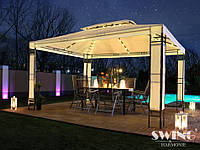 Садовий павільйон альтанка MILANO 4x3 м Бежевий