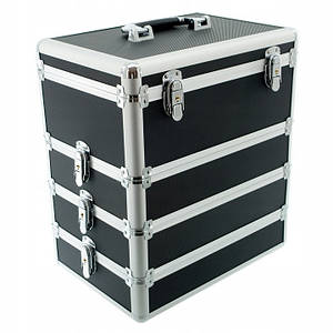 Косметичний кейс Red-Ice 4-секції Чорний