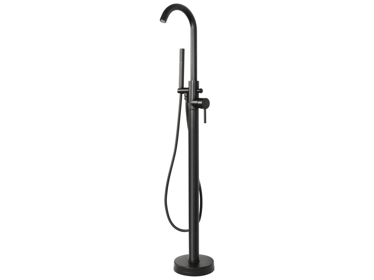 Змішувач  підлоговий  чорний  Silla  Black