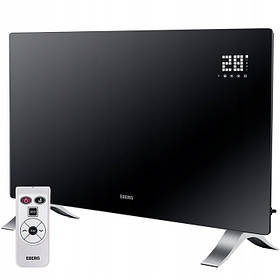 Обігрівач  сенсорний  EBERG  EVI  2000W  +  пульт  +  WiFi  управління  /  Чорний