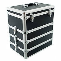 Косметичний  кейс  Red-Ice  4-секції  Чорний