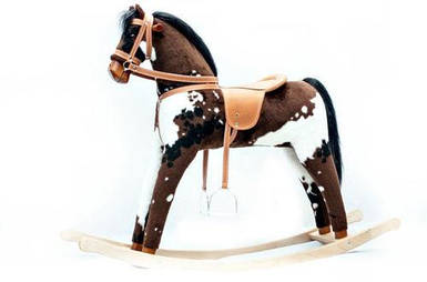 ЛОШАДЬ-КАЧАЛКА Коричнева плямиста