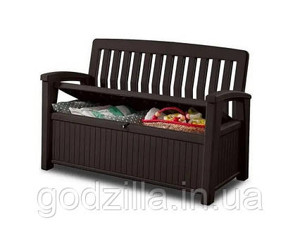Лавка-ящик  KETER  для  зберігання  PATIO  BENCH  коричневий