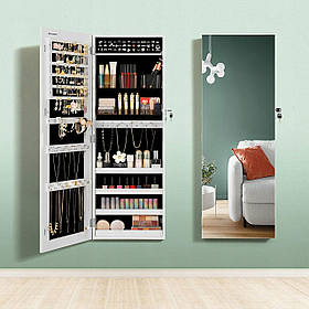 Дзеркало  шафи  підвісна  для  біжутерії  Білий  108  см