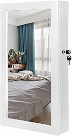 Дзеркало  шафи  підвісна  для  біжутерії  Білий  67  см