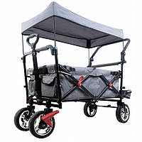 Тележка  туристическая,  пляжная,  раскладная  Fuxtec  CT800  Серая