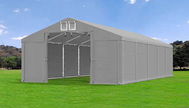 Тентовый  гараж  WINTER  ПВХ  560  г/м  5  x  10m