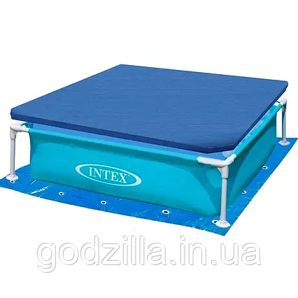 Каркасний  басейн  Intex  57173-1,  122  х  122  х  30  см  (тент,  підстилка)