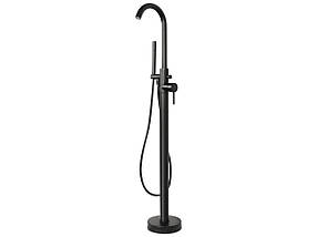 Змішувач  підлоговий  чорний  Silla  Black