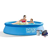 Надувний  басейн  Intex  28108  -  3,  244  х  61  см  (1  250  л/год,  тент,  підстилка,  насос)