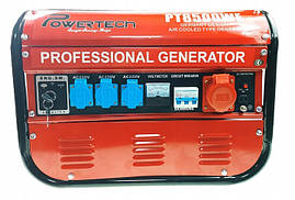 Генератор  бензиновий  Powertech  PT8500W  230V/380V  2800  W