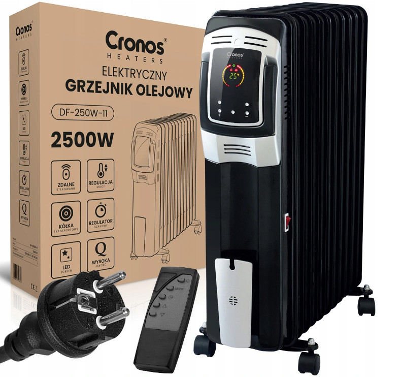 Оливний  нагрівач  Cronos  Heaters  2500  Вт  +  Пульт
