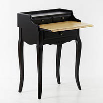 Секретер чорний прованс 62 см, фото 4