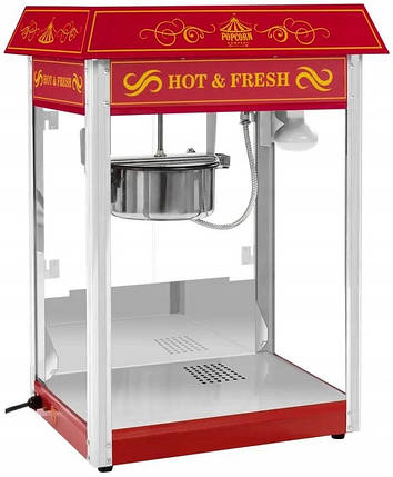 Аппарат  для  попкорна  Royal  Catering  RCPS-16.3  1600  Вт  Красный, фото 1