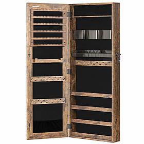 Дзеркало  шафи  підвісна  для  біжутерії  Коричневий  SE0826