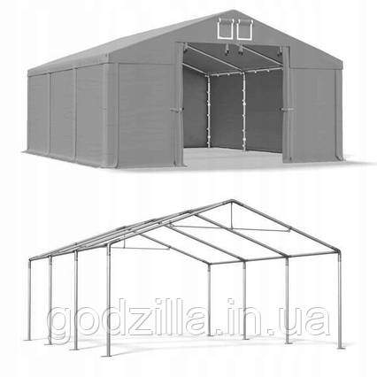 Тентовый  гараж  намет  STANDARD  ПВХ  3  x  6m