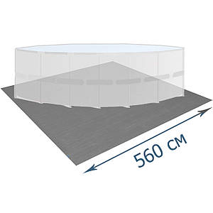 Захисна  підстилка  під  басейн  InPool  55340,  ▭  560  х  560  см