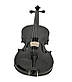 Скрипка  чорна  3/4, фото 2