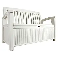Скамейка-ящик  для  хранения  Keter  Patio  Storage  Bench  белый