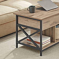 Журнальный столик RB0999 100х50 см Беж, фото 5