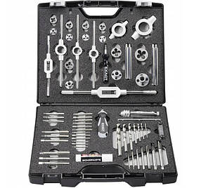 Набір  мітчиків  і  плашок  і  свердел  Exact  GS61  61  ялин