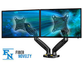 Кронштейн  настільний  для  двох  моніторів  17"  –  27"  NB  F80  x  2