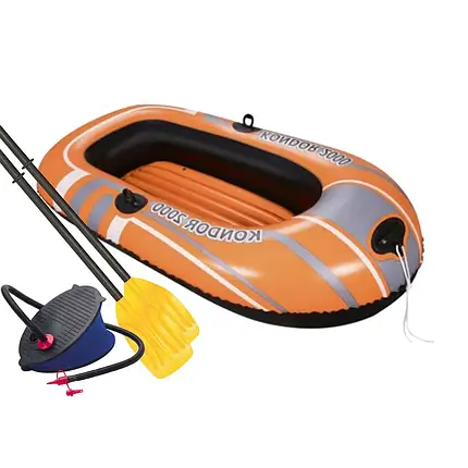 Напівторамісний надувний човен Bestway 61062 (61100-1) Kondor 2000 (Hydro Force), 184 х 91 см, (, фото 1