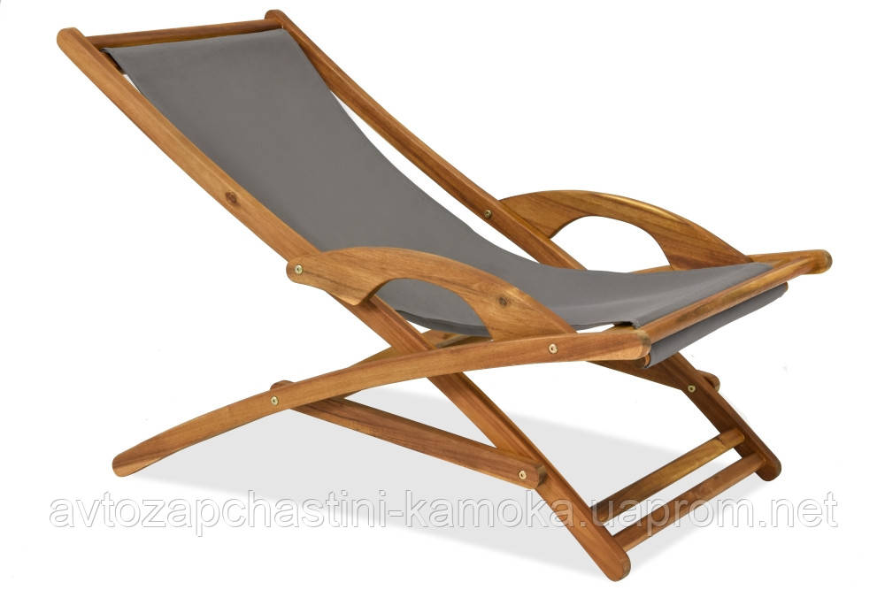 Крісло лежак Tampa з дерева акації, фото 1