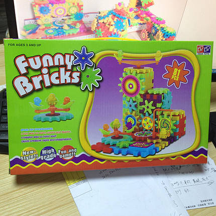 Дитячий  конструктор  Веселі  шестерні  Funny  Bricks  від  3  років, фото 1