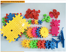 Дитячий  конструктор  Веселі  шестерні  Funny  Bricks  від  3  років, фото 2