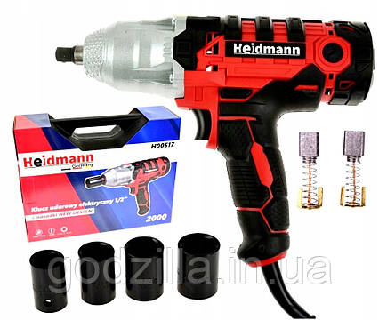 Гайковерт  електричний  HEIDMANN  720Nm  2000W