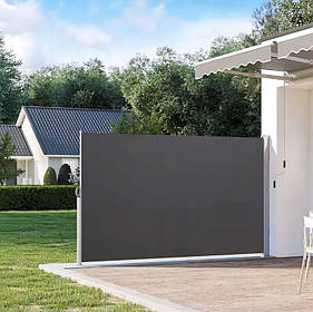 Маркіза  перегородка  бічна  300х160  см  Сірий  (антрацит)