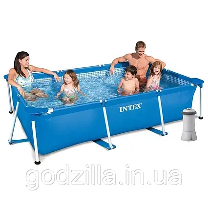 Каркасний  басейн  Intex  28272  -  4,  300  х  200  х  75  см  (2  006  л/год,  тент,  підстилка)