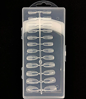 Гелеві типси Teysha professional для нарощування нігтів Овал 120 штук у коробці