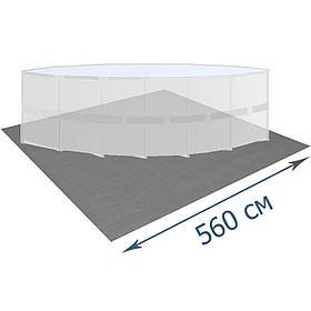 Захисна  підстилка  під  басейн  InPool  55340,  ▭  560  х  560  см