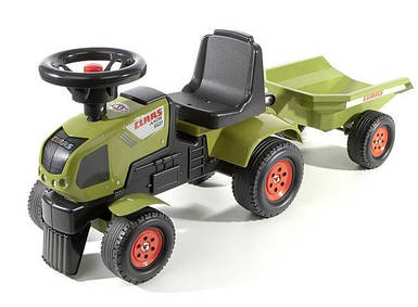 FALK Трактор ходунки Claas з причепом