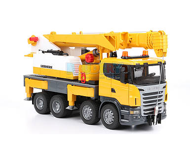 BRUDER 03570 SCANIA кран Liebherr
