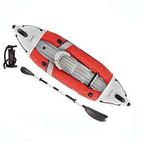 Одномісна  надувна  байдарка  (каяк)  Intex  68303  Excursion  Pro,  305  х  91  см,  (весла,  ручний  насос)