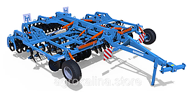 Дисковий лущильник DEFT 5,0 SQR диск (560 мм.) на квадратній стійці з подвійним СТС катком