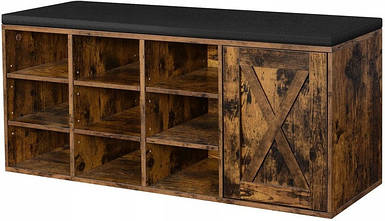 Тумба, полиця для взуття із сидінням Лофт VAS-XX010B