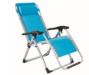 Лежак  із  потужним  каркасом  ZERO  Blue