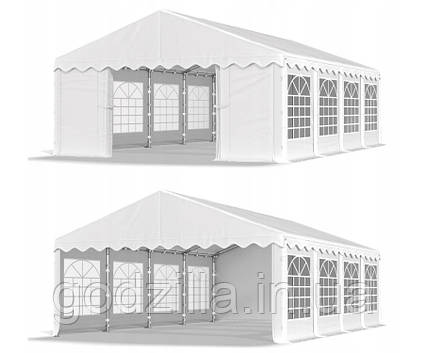 Шатер  Палатка  Садова  з  вікнами  SUMMER  PE  3  x  8m  240  г/м