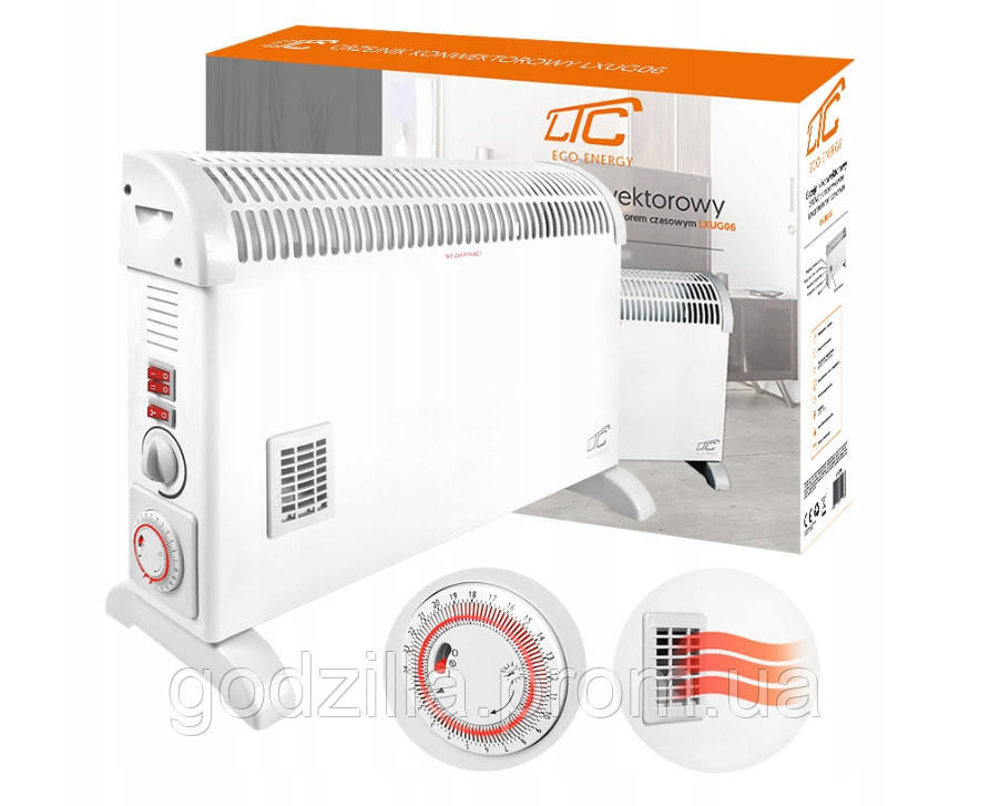 Конвектор LTC LXUG06 2000 Вт з вентилятором, фото 1