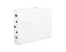 Масажний стіл Medimas двосегментний алюмінієвий 70 см Білий, фото 2