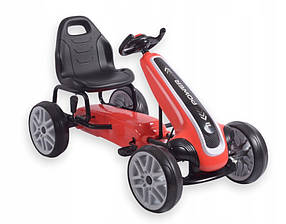 Дитячий  картинг  Milly  Mally  Power  з  педалями  Червоний