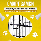 Вольєри та клітки для собак Металева клітка переноска для собак XXL (122x76x83 см), фото 3