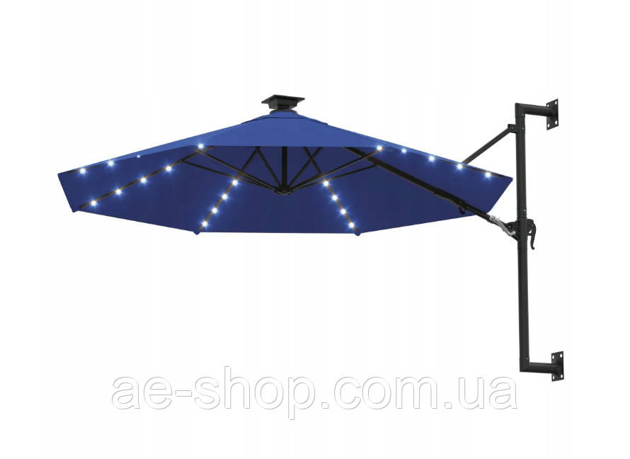Парасолька  настінна  Filbee  3  м  Синій  LED